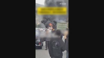 福建高速公路有拖頭車追尾撞四車釀七死