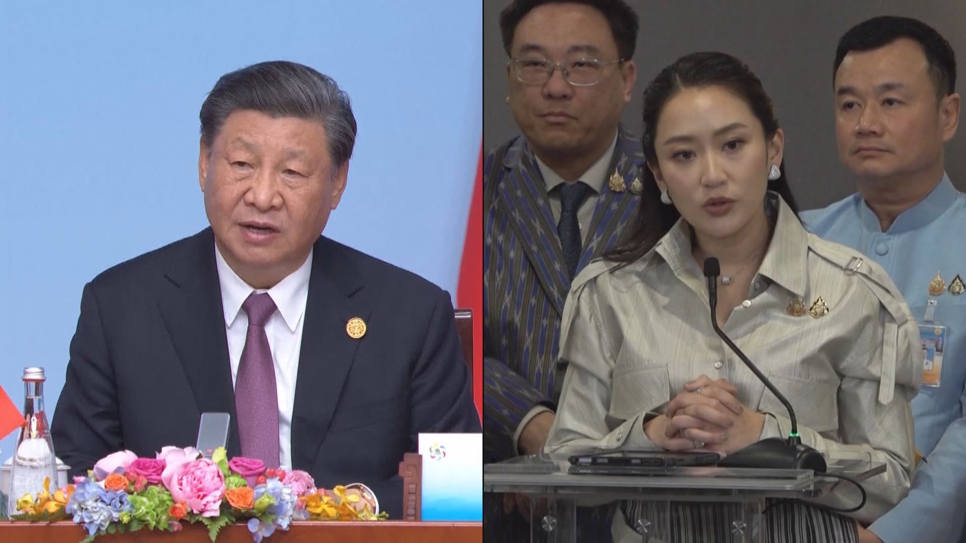 國家主席習近平會見泰國總理佩通坦