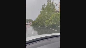 山東東明縣受龍捲風吹襲至少1死79人傷