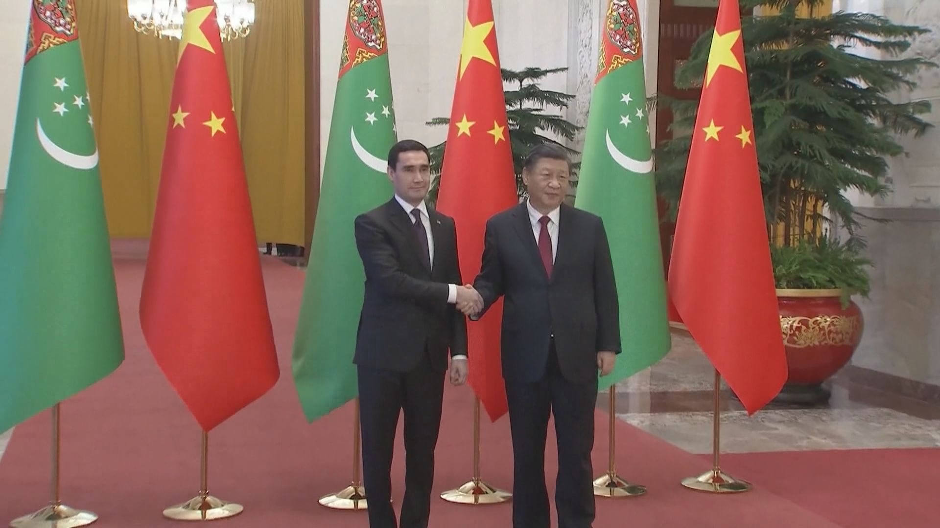 習近平接見土庫曼總統　強調優先擴大能源合作