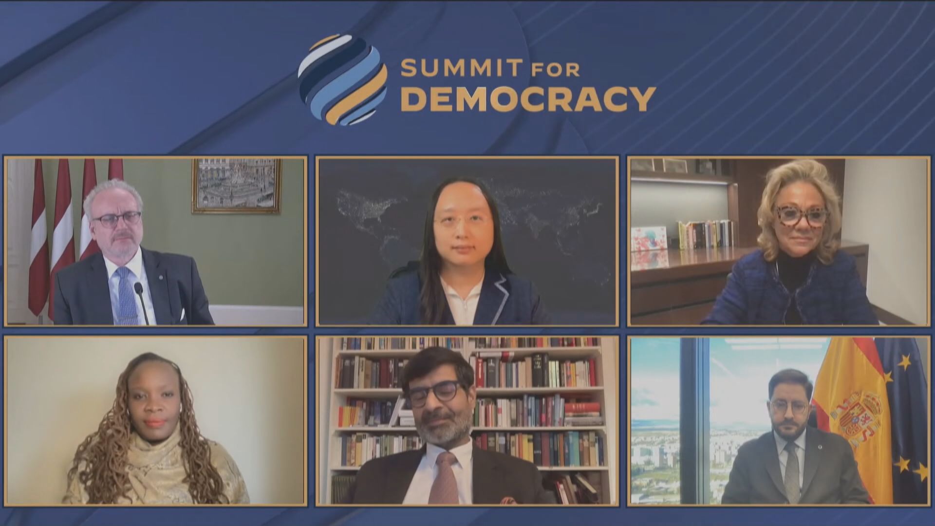 國台辦：民進黨派人參加美國民主峰會是天大笑話