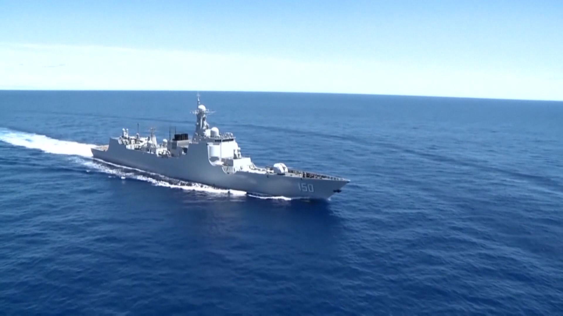 解放軍派艦機在台海周邊活動