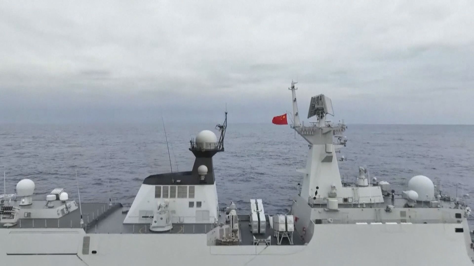 解放軍航母山東艦參與第三日環台軍演