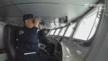 福建海警和漁政部門廈金海域執法巡查