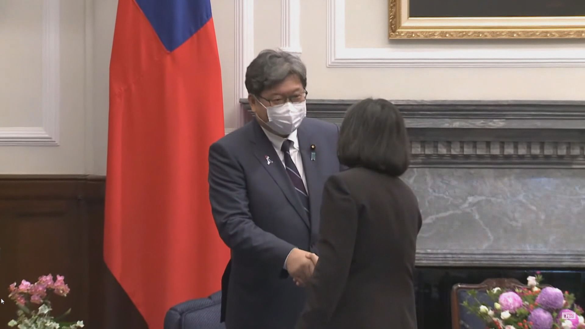 中國駐日使館譴責日本自民黨高層訪台