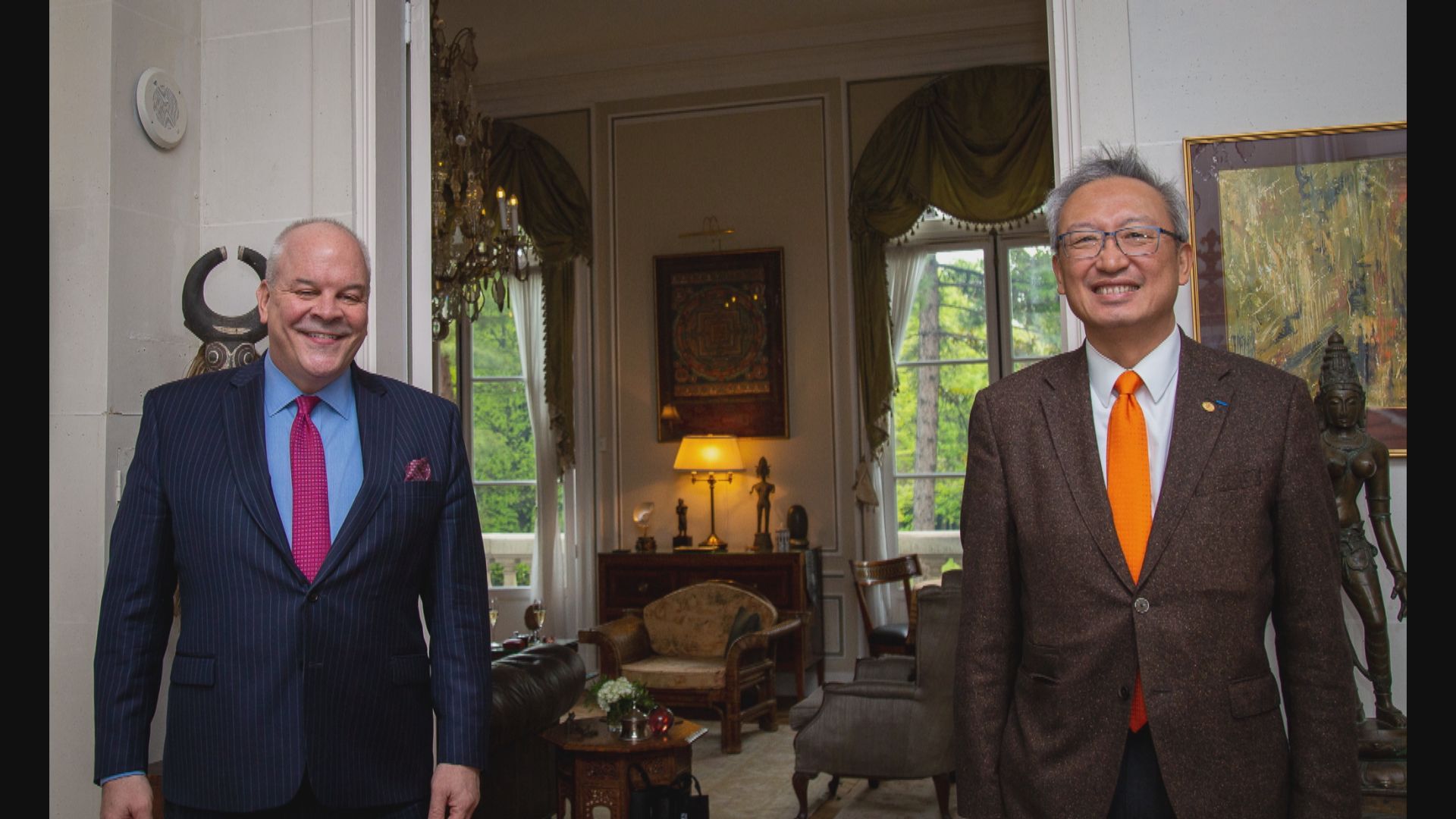 美邀台駐法代表會面　中方表示堅決反對