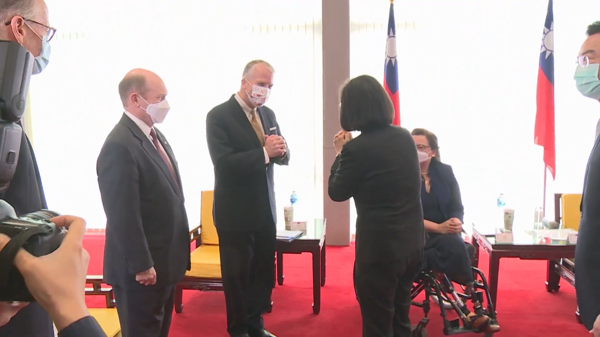 北京堅決反對美參議員訪台　敦促恪守一個中國原則