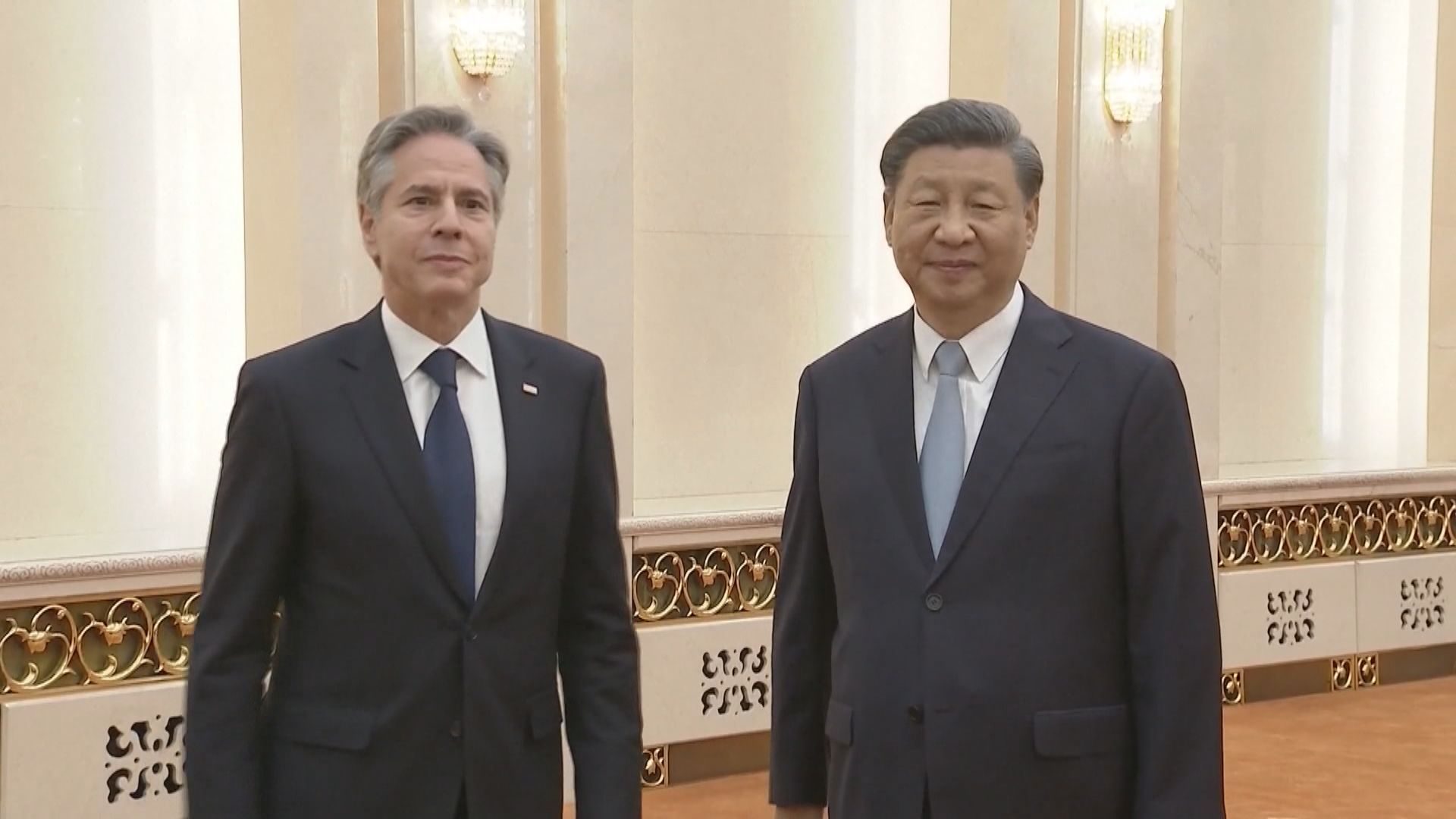 習近平會見布林肯 指中國不會挑戰取代美國