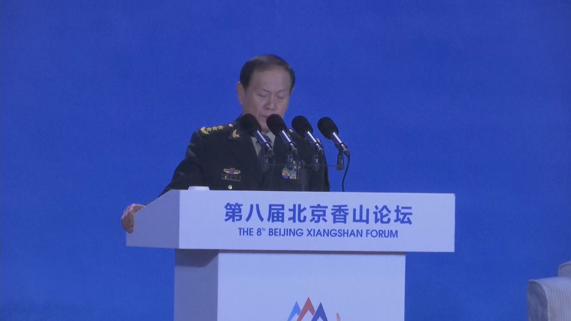 魏鳳和警告軍方不容分裂台灣企圖