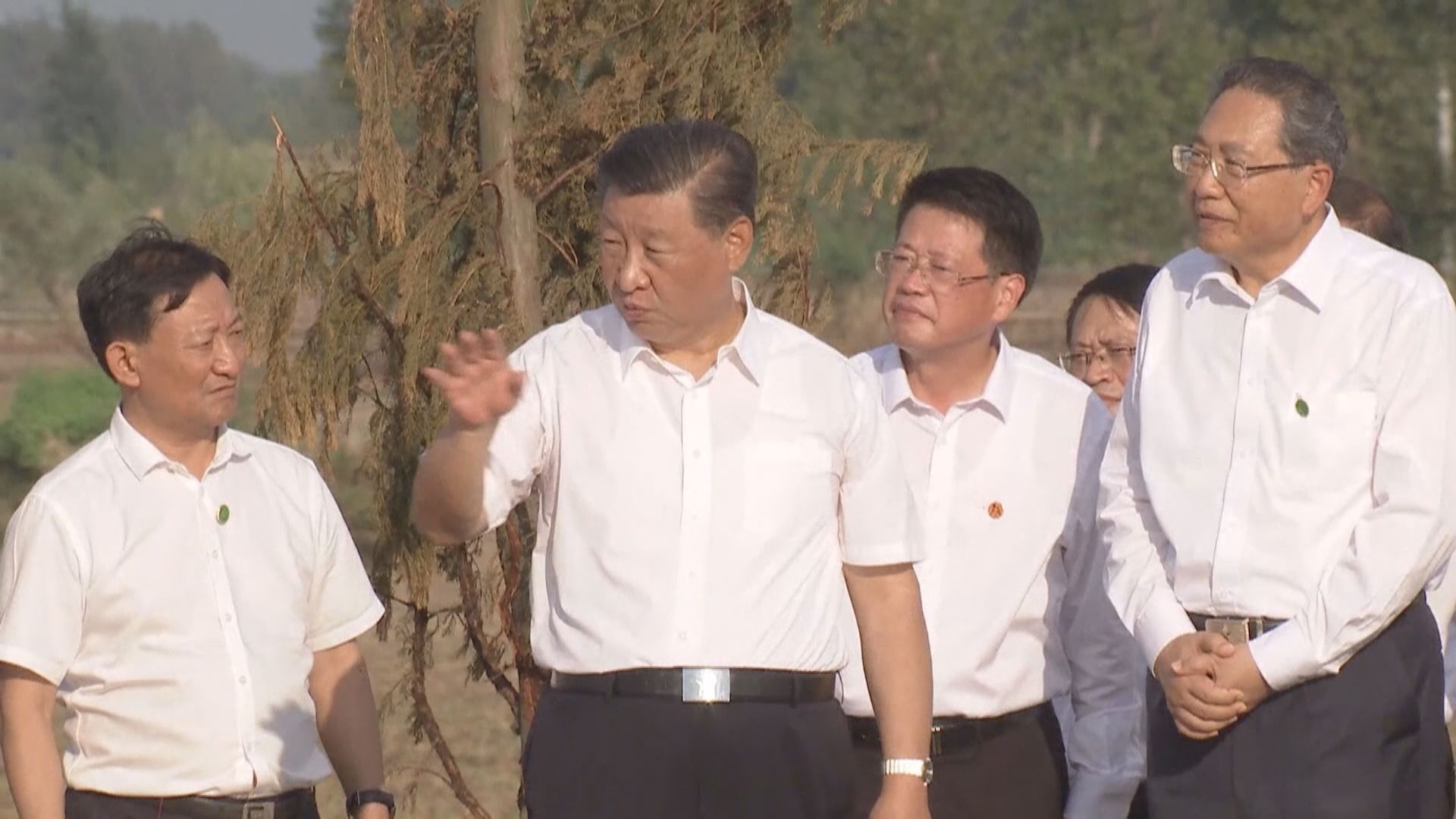 習近平安徽考察調研探望遭受洪災民眾