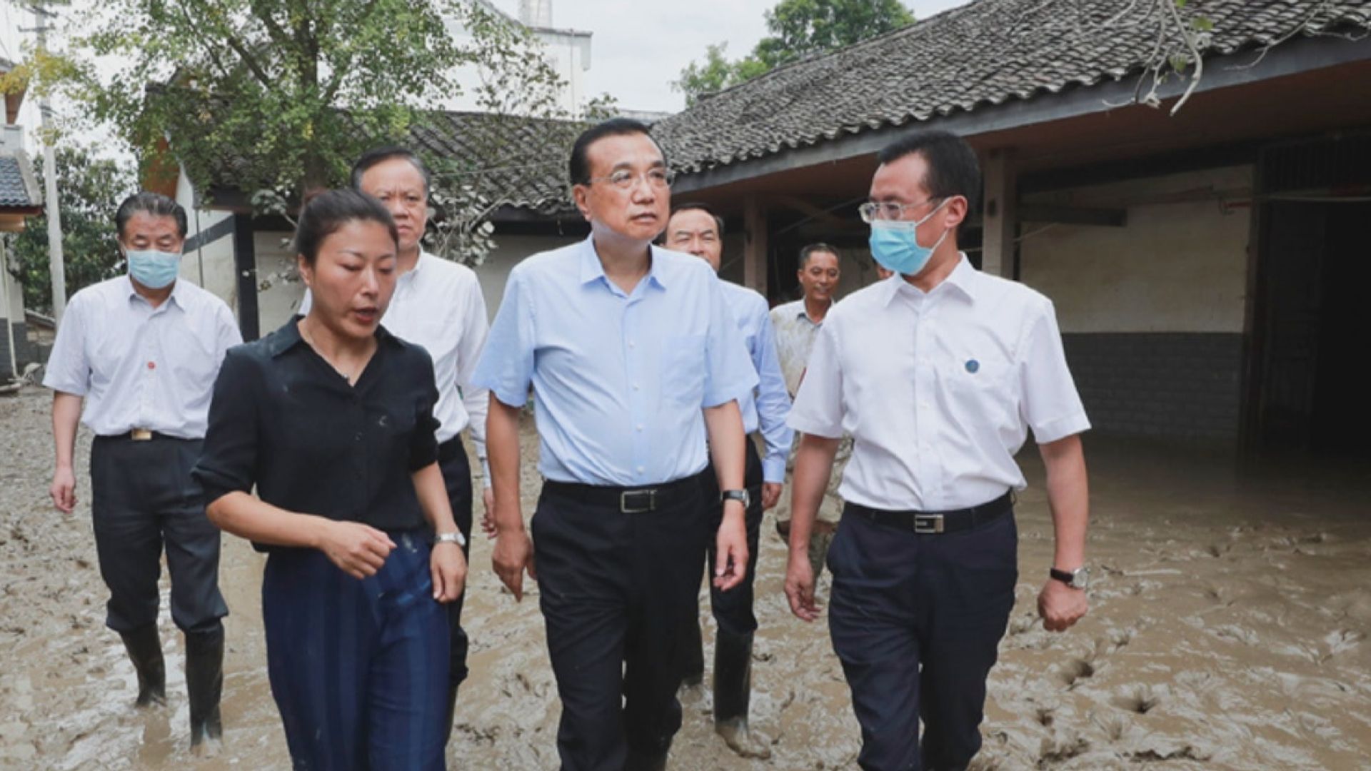 習近平和李克強分別到安徽和重慶視察災情