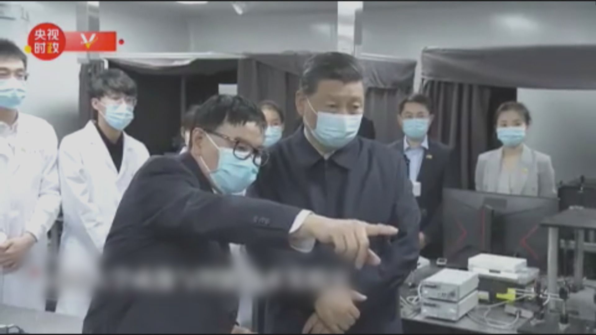 習近平考察清華大學