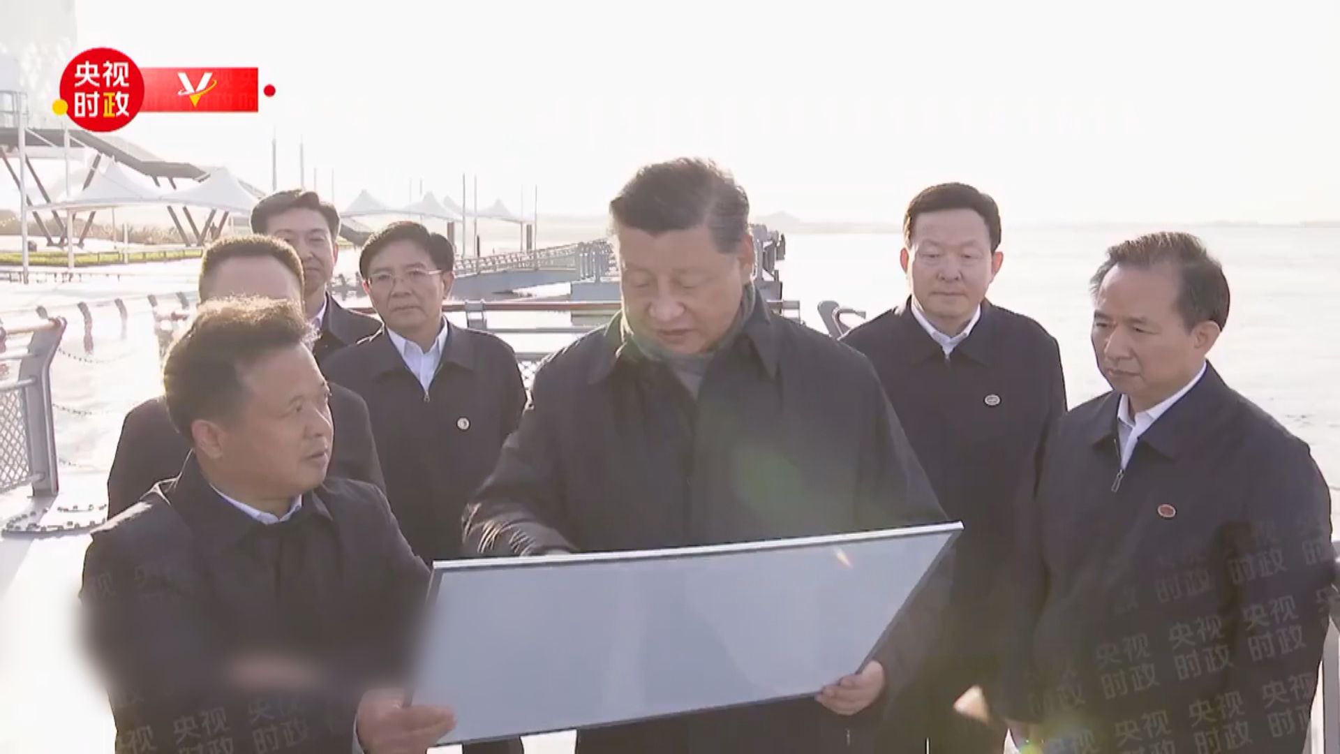 習近平到山東考察黃河生態狀況