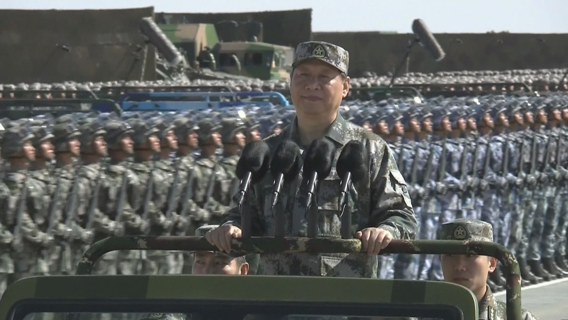 習近平向全軍發布開訓動員令