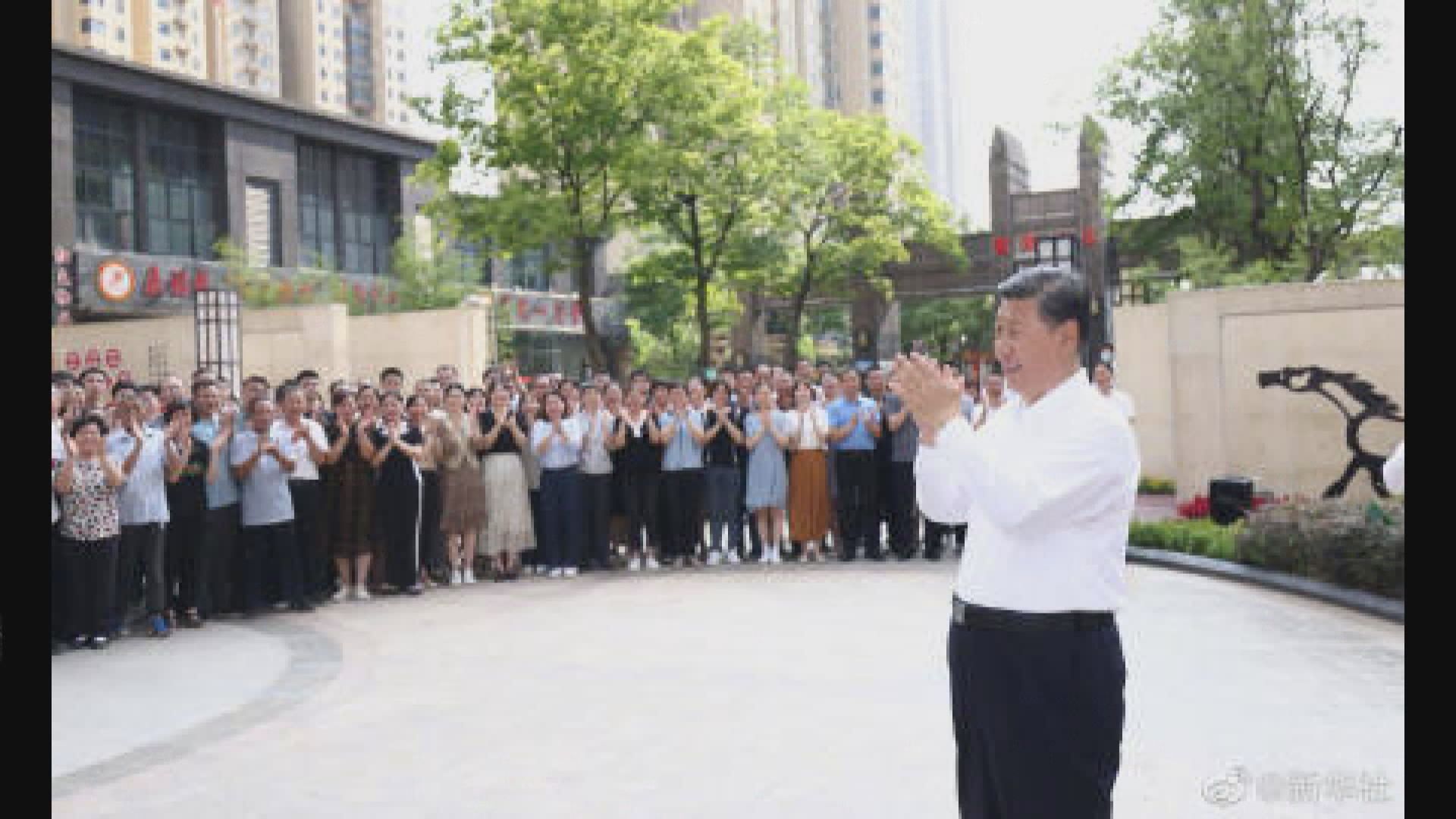 習近平到武漢考察