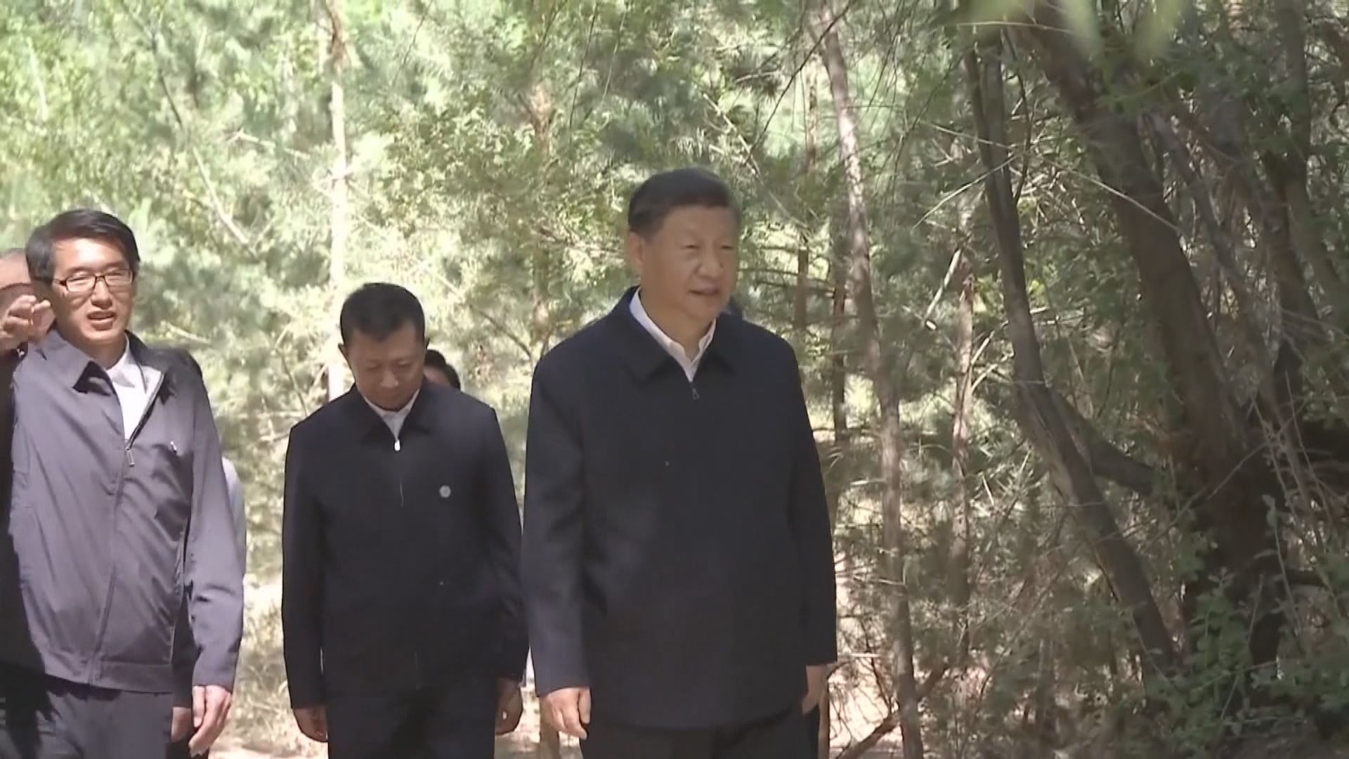 習近平考察內蒙古 強調要加強防治荒漠化