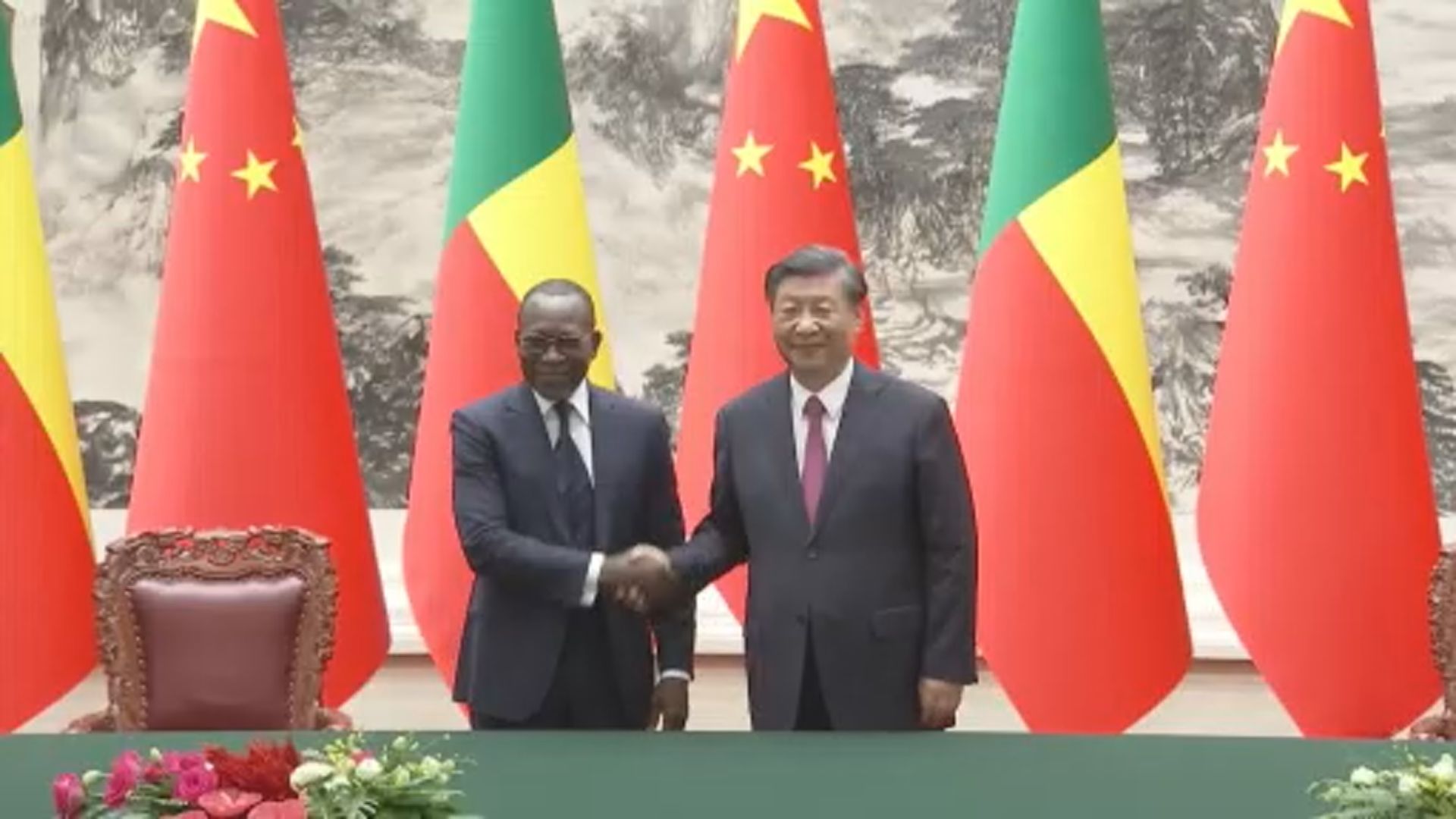 習近平會見貝寧總統 兩國宣布建立戰略夥伴關係