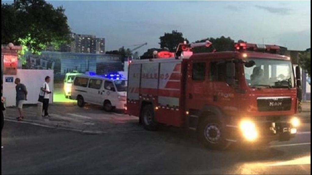 廣州地盤天秤倒塌至少七死兩傷