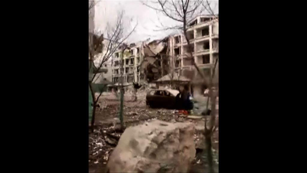 內蒙古疑天然氣管道爆炸樓宇倒塌