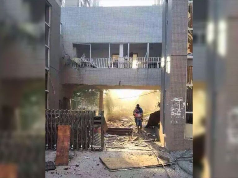 廣西柳城縣連環爆炸六死數十傷