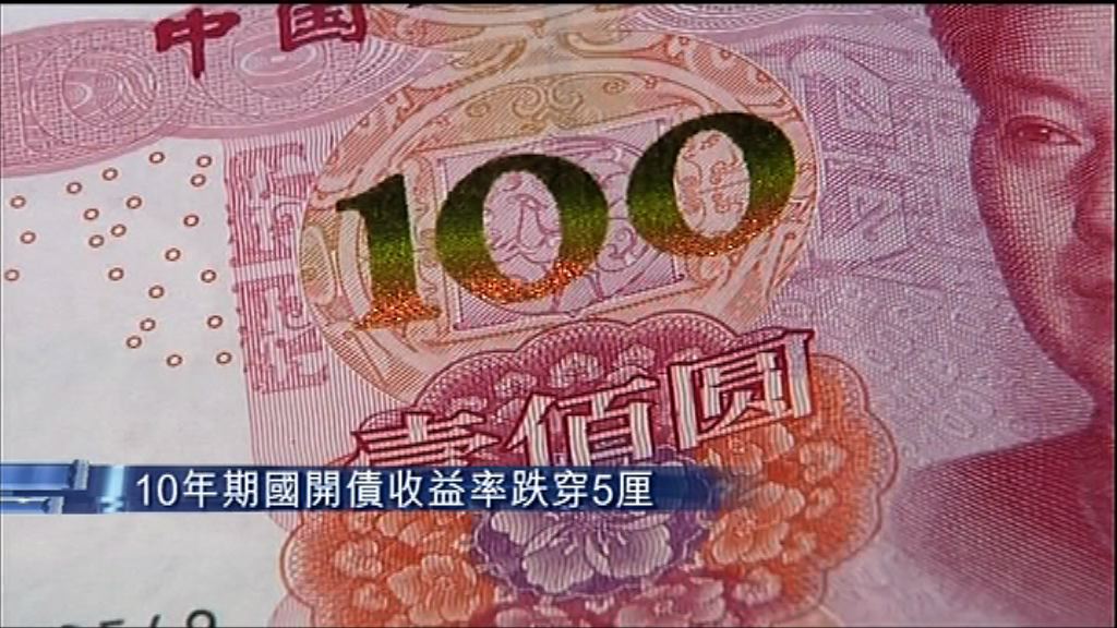 【環球股災】十年期國開債收益率插穿5厘