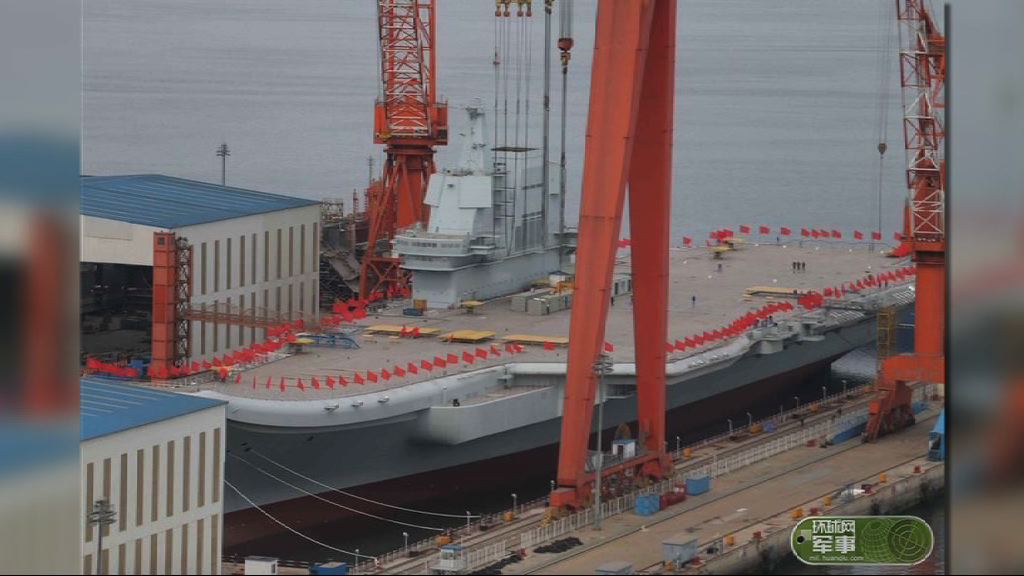 國產航母最快周三下水　料三年後正式服役