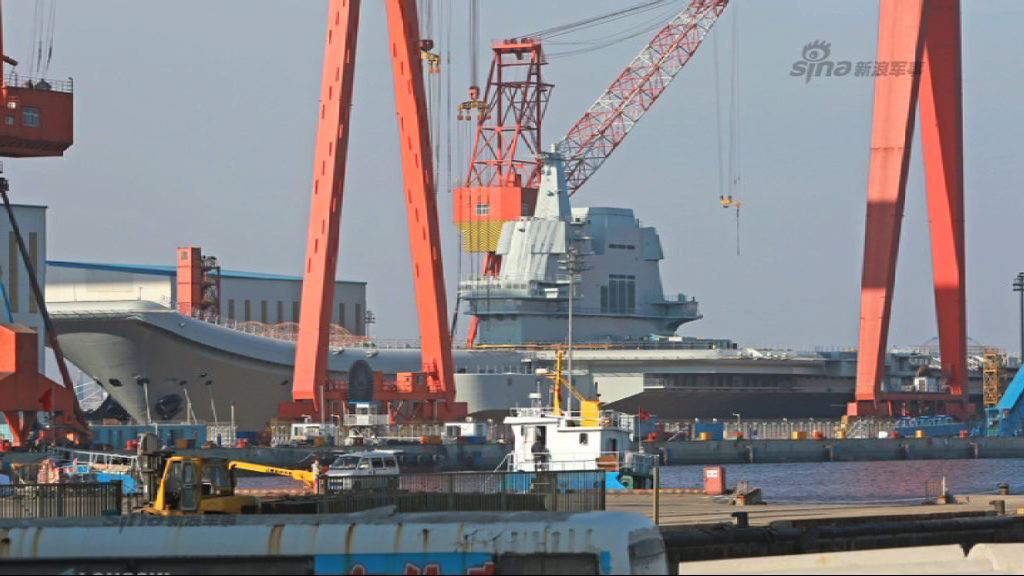首艘國產航母或於未來數天下水