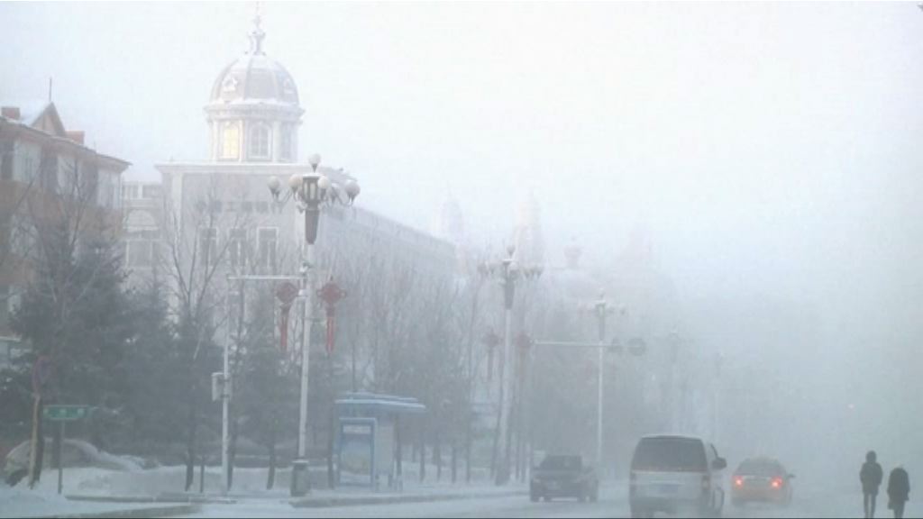 黑龍江多區氣溫降至零下40度