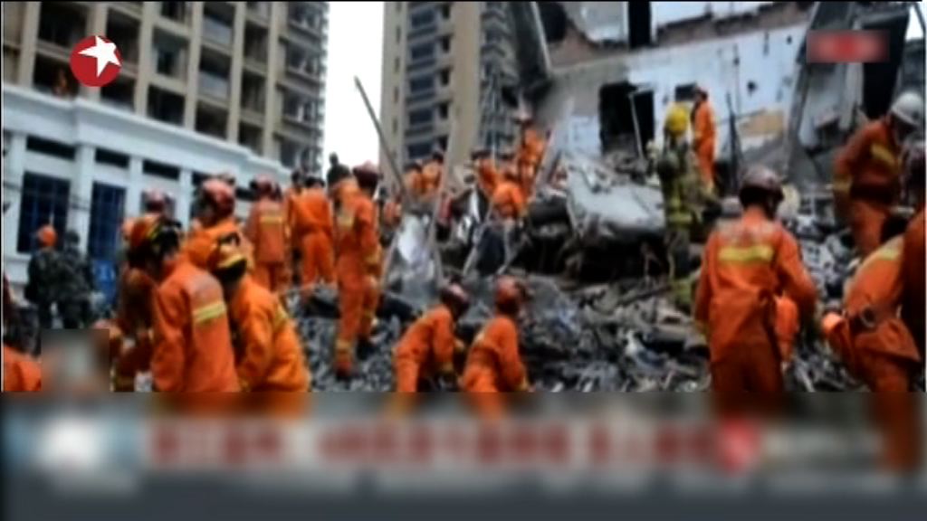 溫州4幢樓房倒塌至少8人死亡