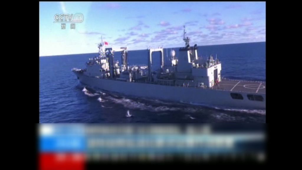 央視播出中國海軍西太平洋演練片段