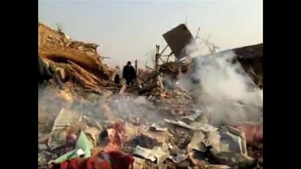 唐山居民私製煙花致嚴重爆炸