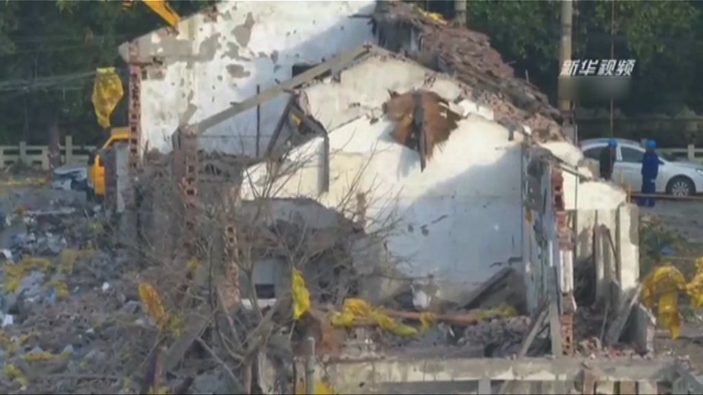 寧波發生爆炸　當局指現場無明火及燃氣管道