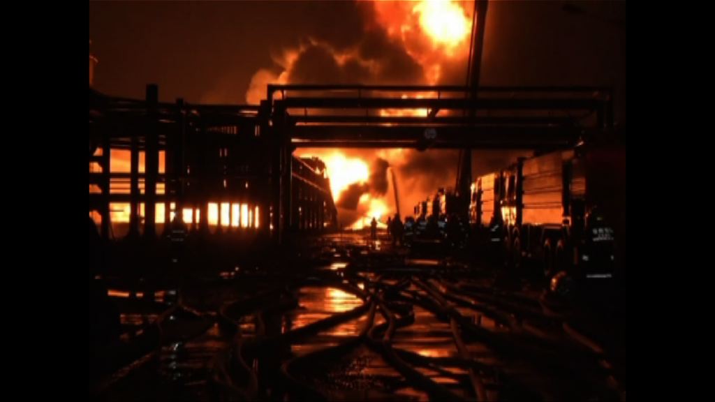 江蘇化學品倉庫爆炸起火