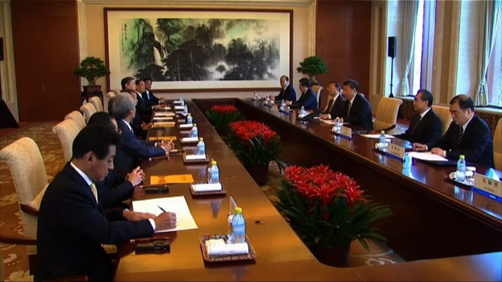 習近平晤二階俊博討論北韓與中日關係