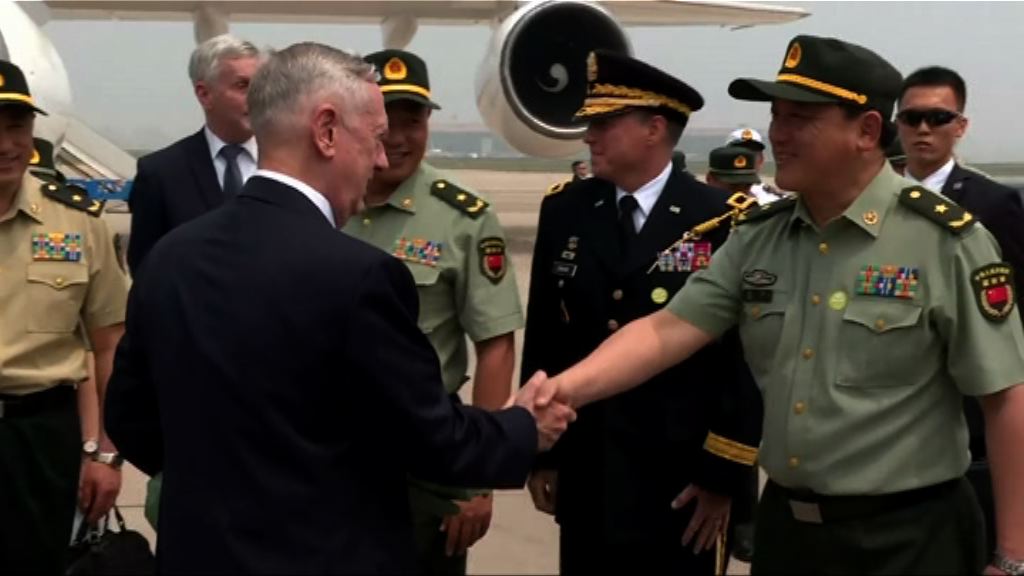 馬蒂斯訪華三日料商朝鮮半島無核化