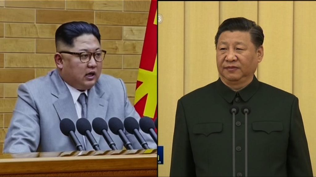 金正恩賀習近平當選國家主席