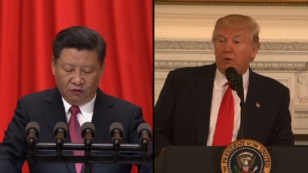 特朗普形容習近平地位非凡