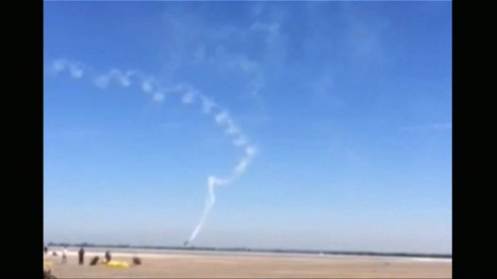 特技飛機甘肅墜毀機師亡