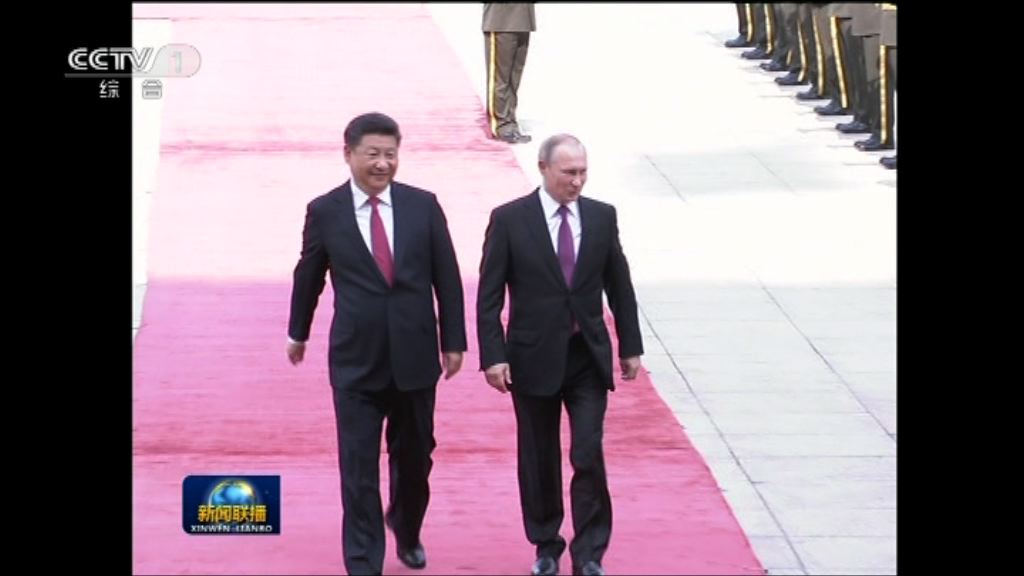 普京旋風式訪華獲高規格接待