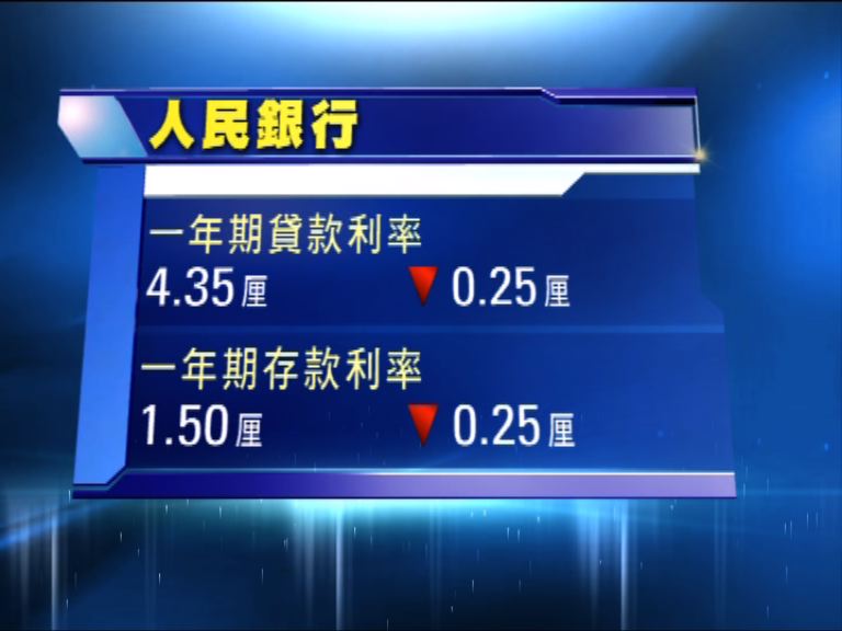 人民銀行減息降準