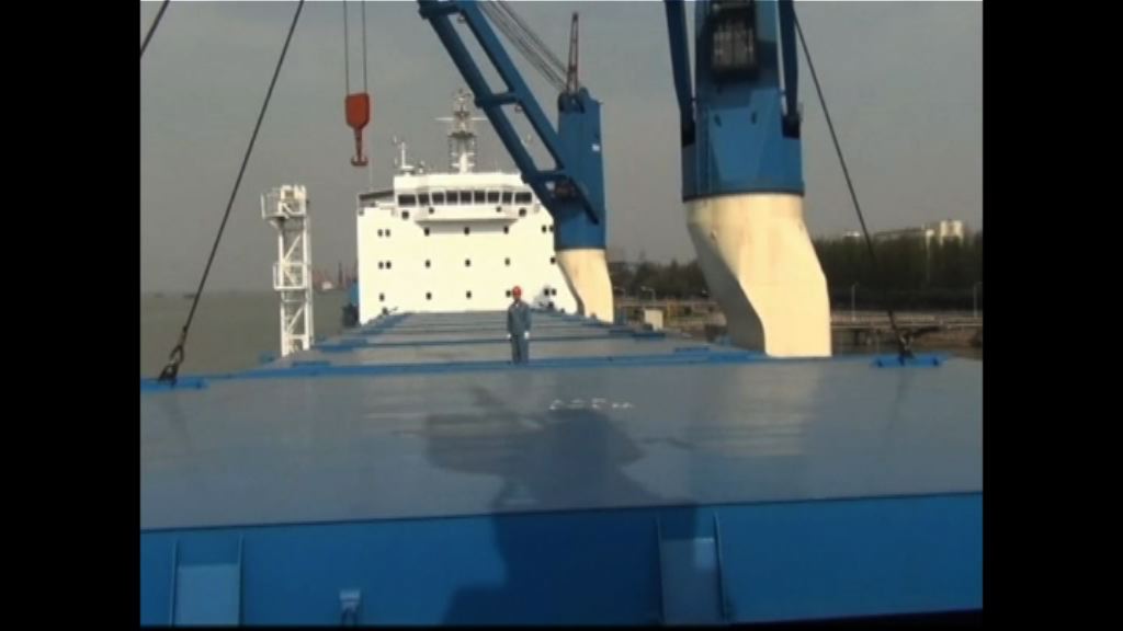 長征五號火箭用船運往海南