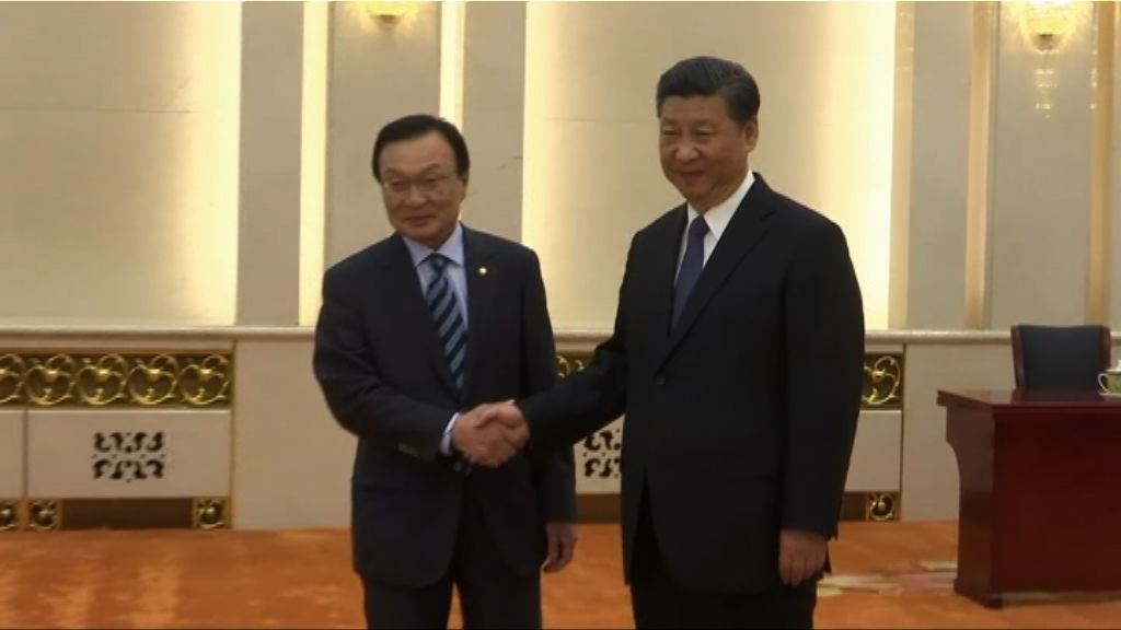 習近平接見南韓總統特使