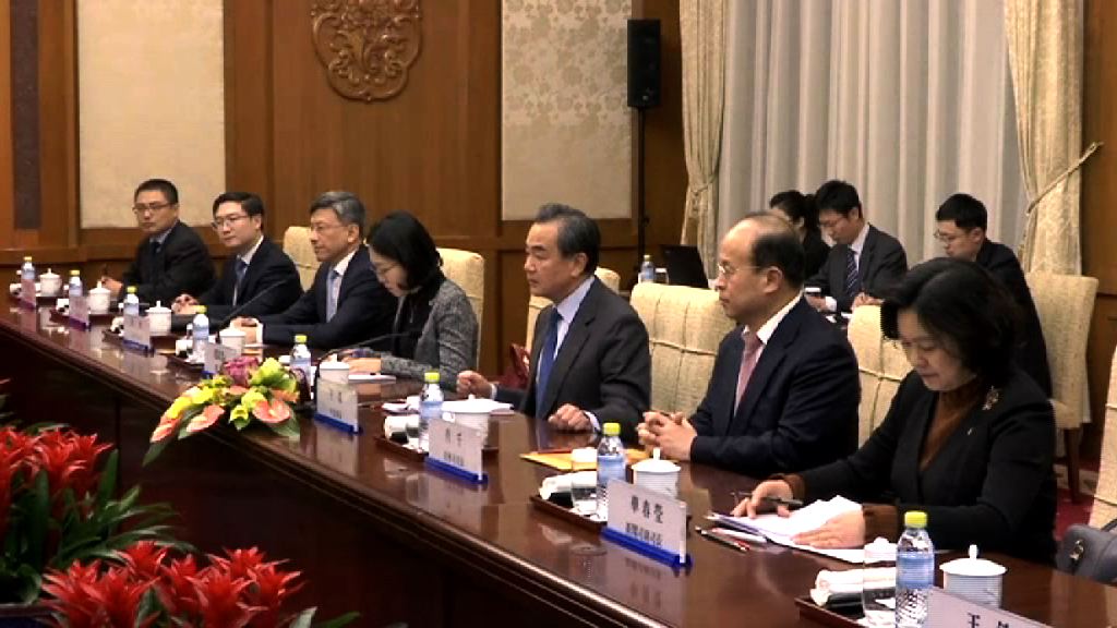 王毅晤康京和冀妥善處理薩德