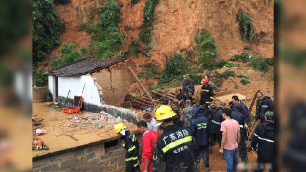 廣東雲浮市山泥傾瀉釀5死