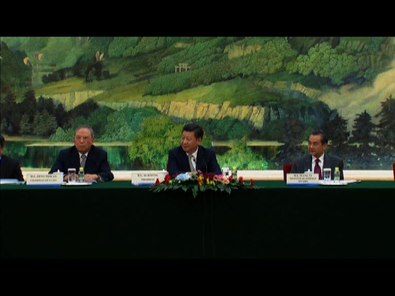 習近平訪美前晤美工商領袖代表團