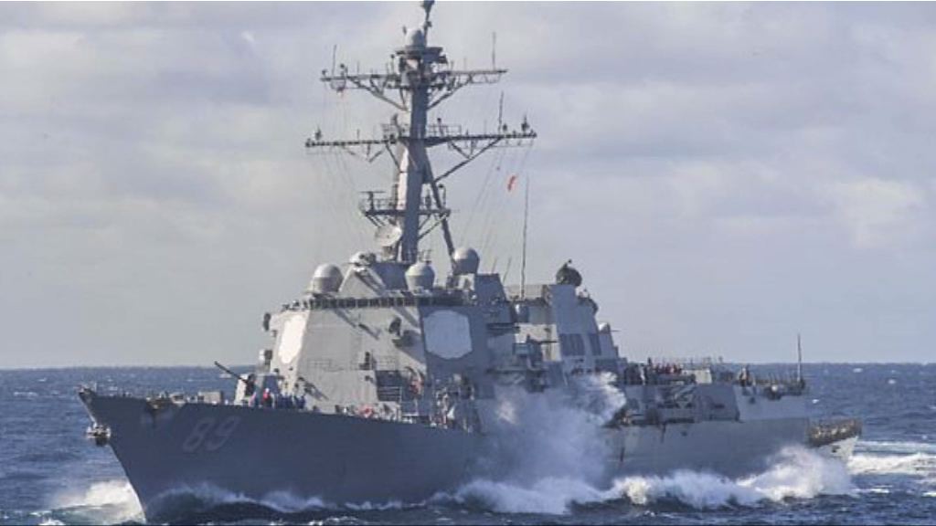 美軍驅逐艦駛入美濟礁12浬範圍
