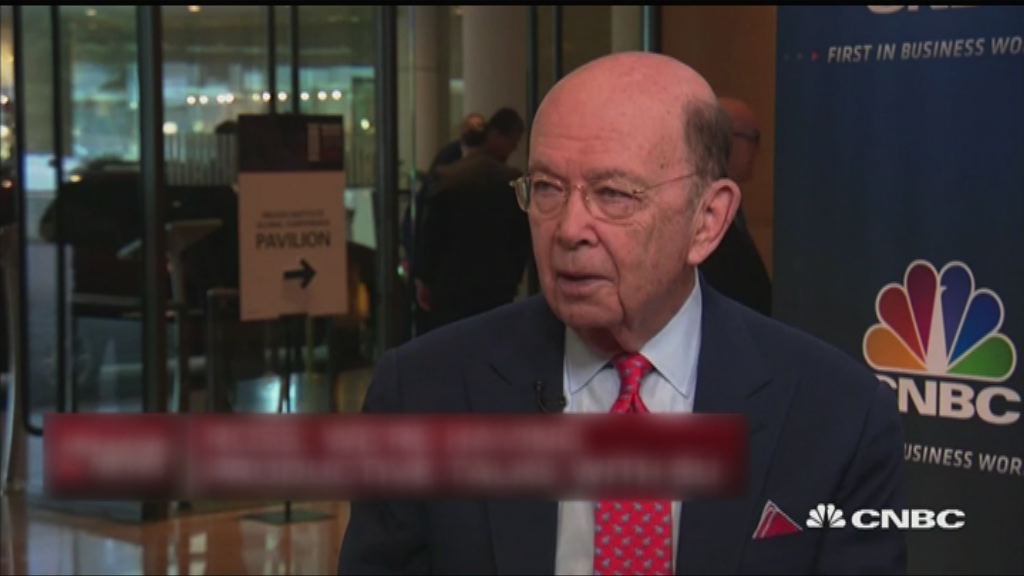 中美貿易談判夕　羅斯對達成協議抱有一些希望