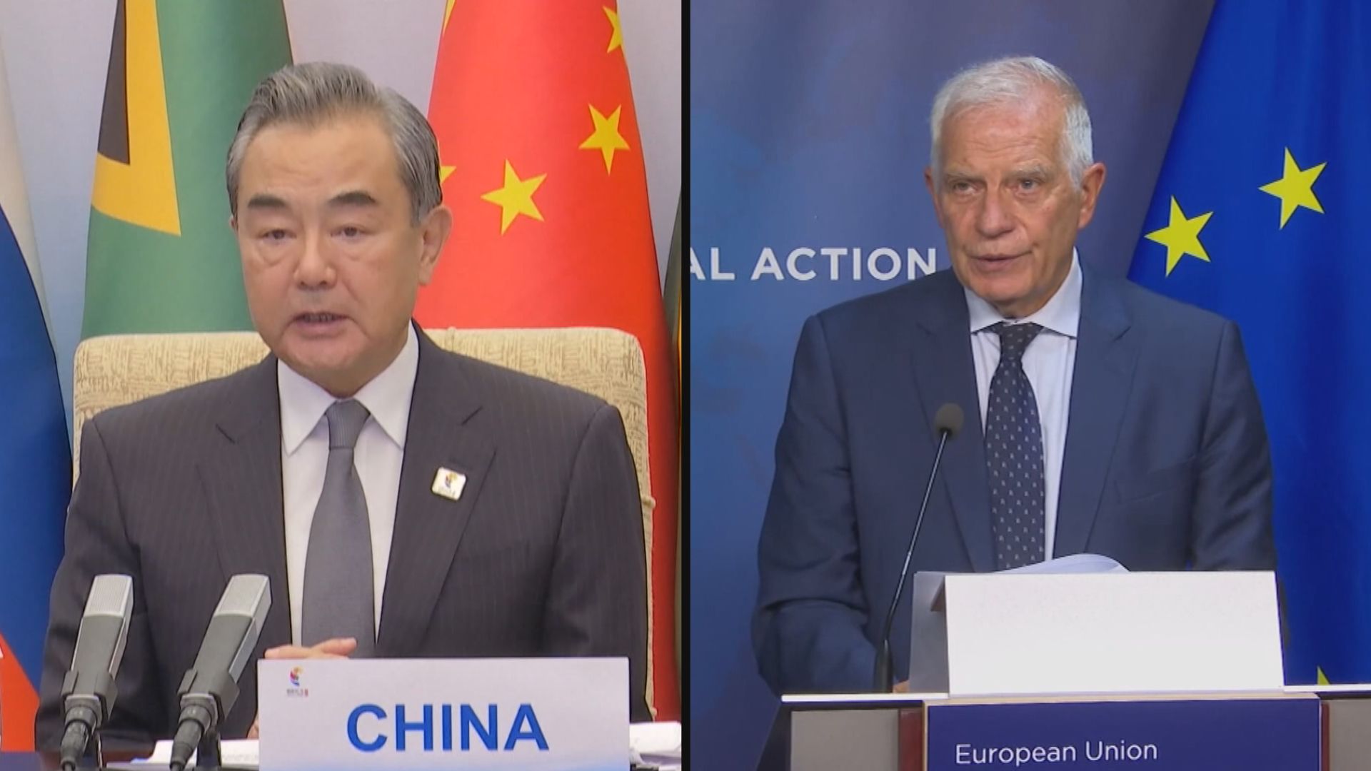 王毅同博雷利通電話 歡迎對方秋天訪華