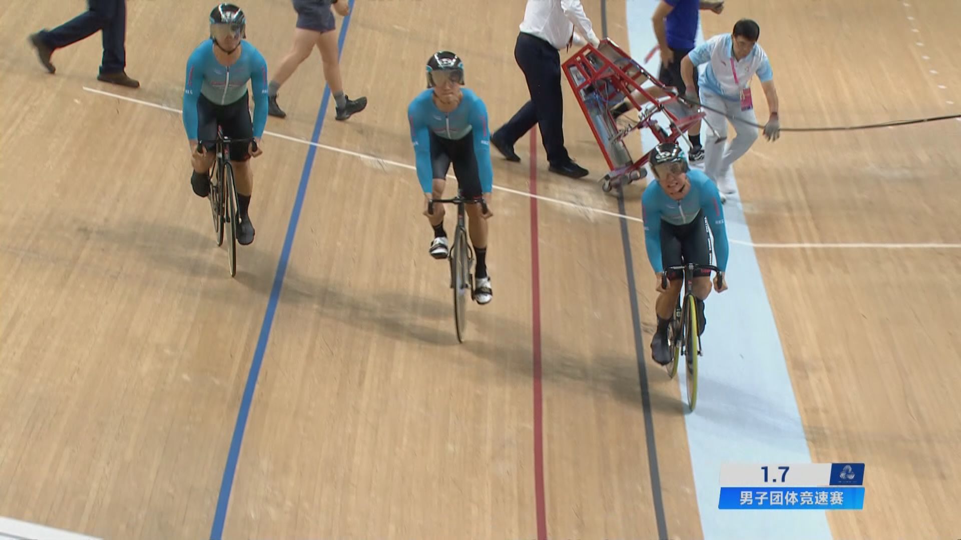 全運會場地單車團體爭先賽　男女子港隊均於資格賽出局