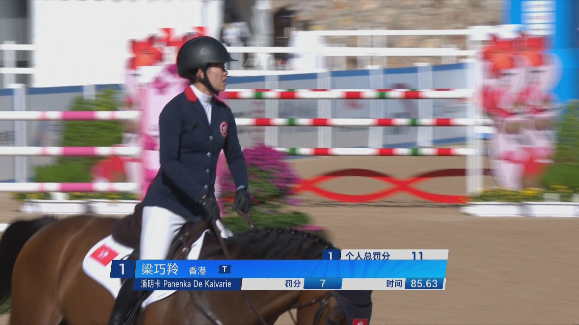全運會｜馬術場地障礙賽　賴楨敏及梁巧羚晉身個人賽決賽